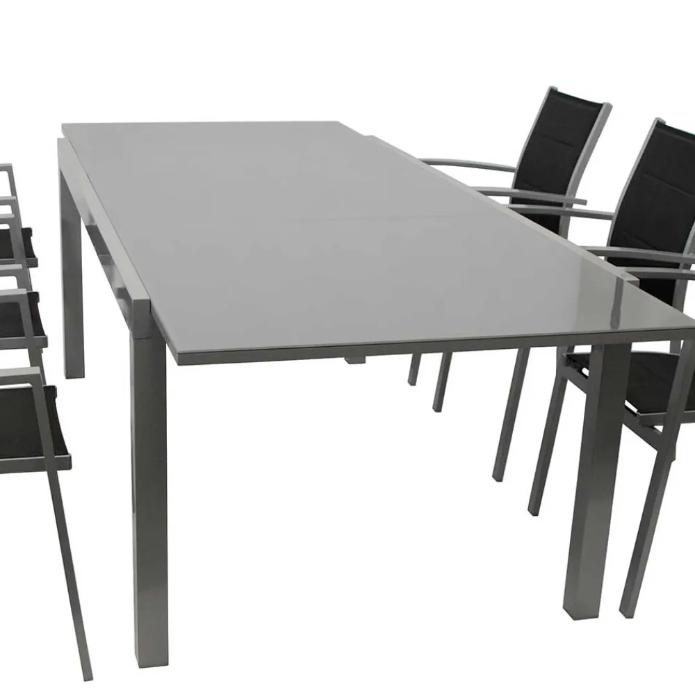 Wohnen Sitzgruppe<Gartensitzgruppe mit sechs Sitzplätzen - Capo (siebenteilig)