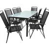 Wohnen Sitzgruppe<Gartentisch & 8 Stühle Set - Loytami (neunteilig)