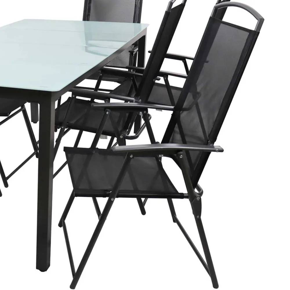 Wohnen Sitzgruppe<Gartentisch & 8 Stühle Set - Loytami (neunteilig)