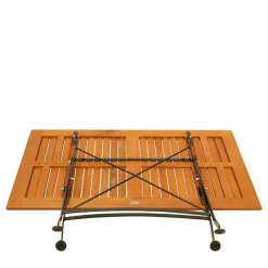 Wohnen Sitzgruppe<Gartentisch & Armlehnstühle klappbar - Pascarla (fünfteilig)