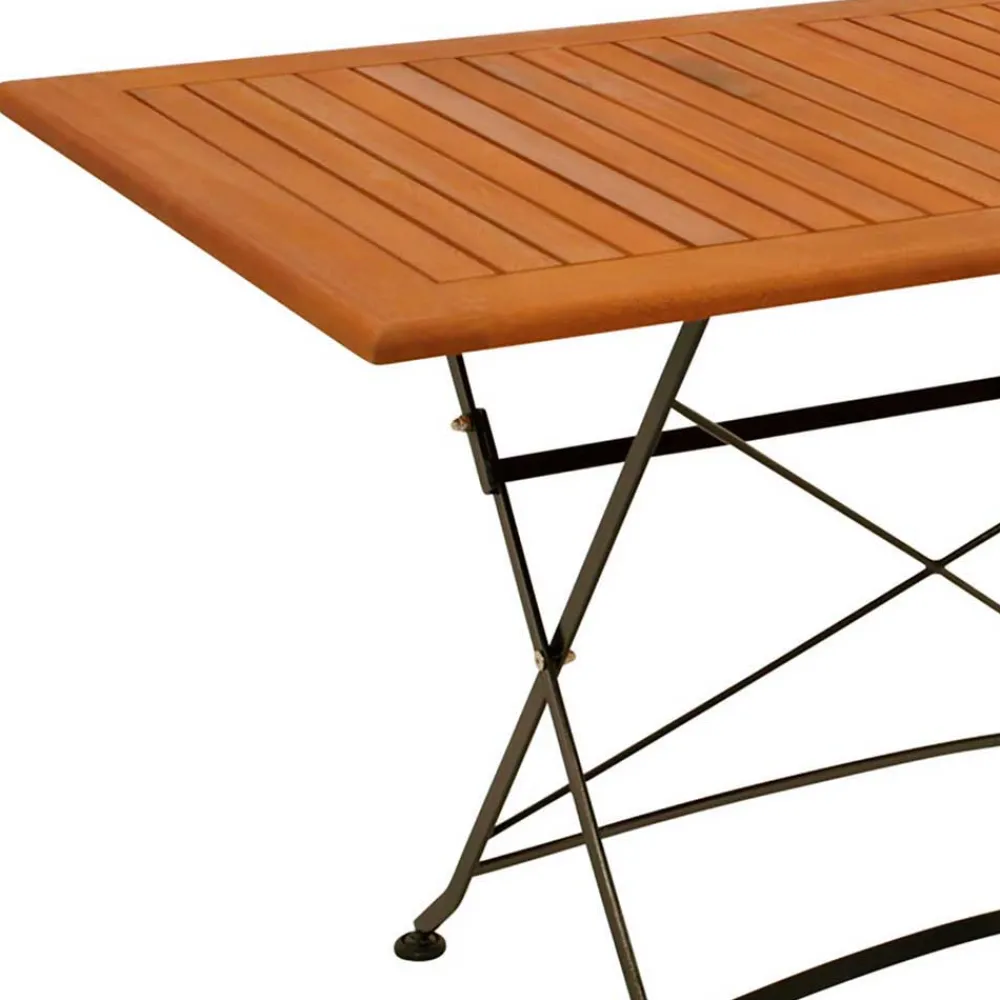 Wohnen Sitzgruppe<Gartentisch & Armlehnstühle klappbar - Pascarla (fünfteilig)