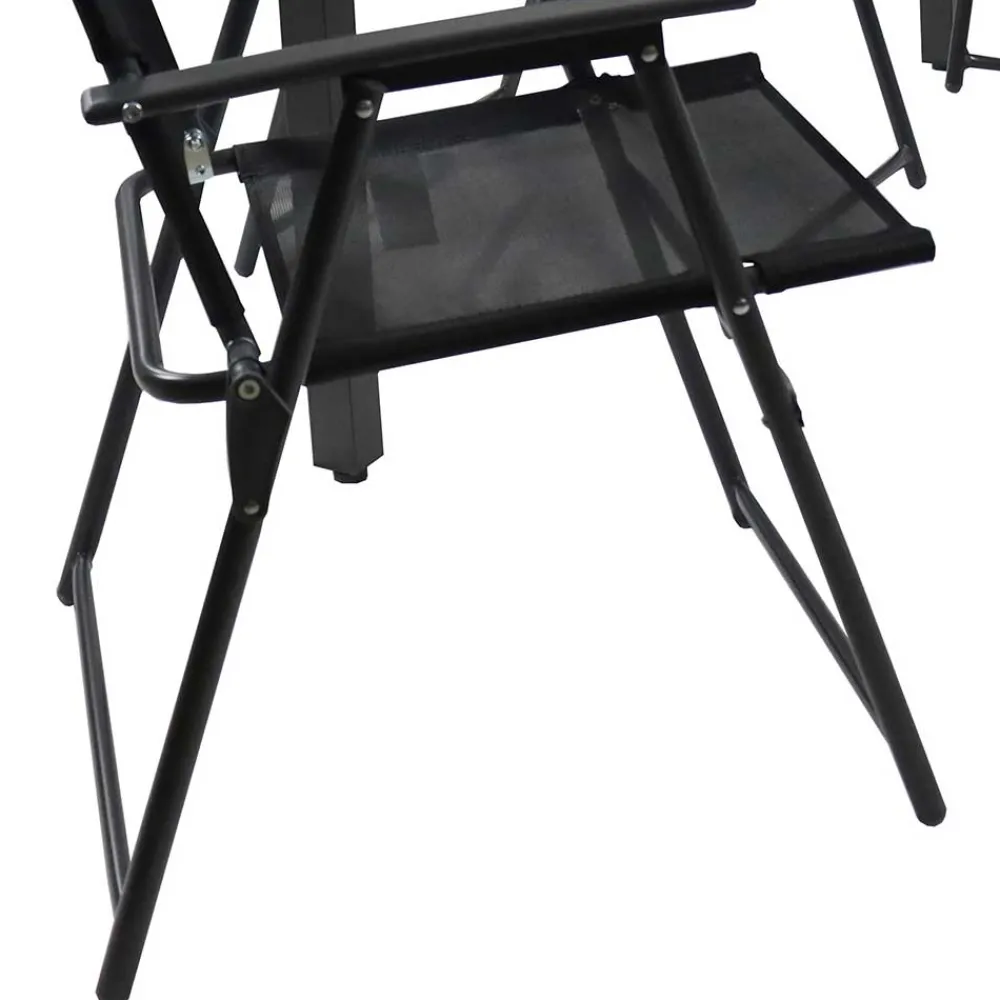 Wohnen Sitzgruppe<Gartentisch und Hochlehner Set - Kimbertas (fünfteilig)