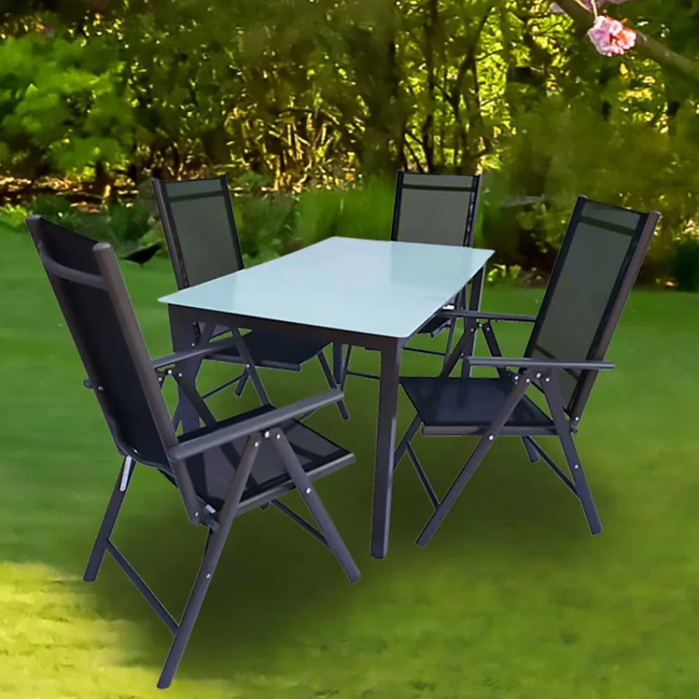 Wohnen Sitzgruppe<Gartentisch-Gruppe modern - Scolari (fünfteilig)