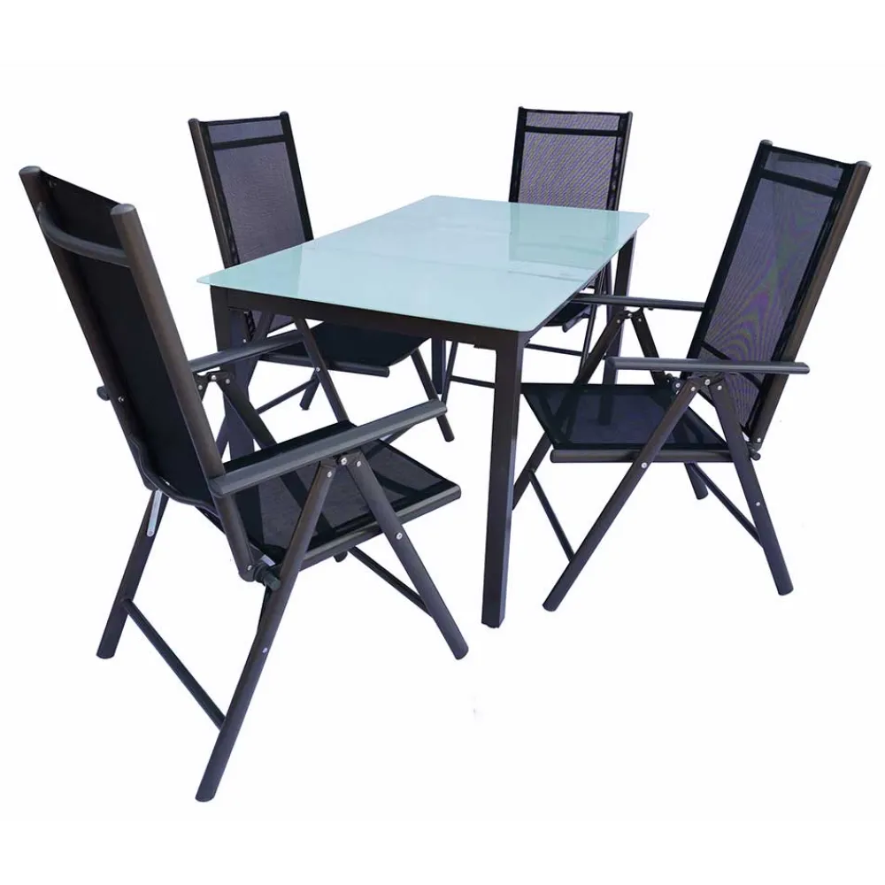 Wohnen Sitzgruppe<Gartentisch-Gruppe modern - Scolari (fünfteilig)