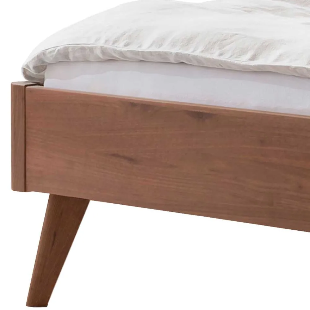 Wohnen Betten<Geöltes Bett in Braun Nussbaumholz - Rovigo