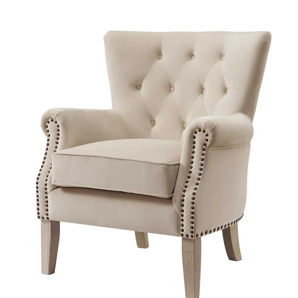 Wohnen Sessel<Gemütlicher Polstersessel in Beige - Halolas