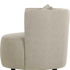 Wohnen Sessel<Gemütlicher Polstersessel in Beige Boucle - Capella