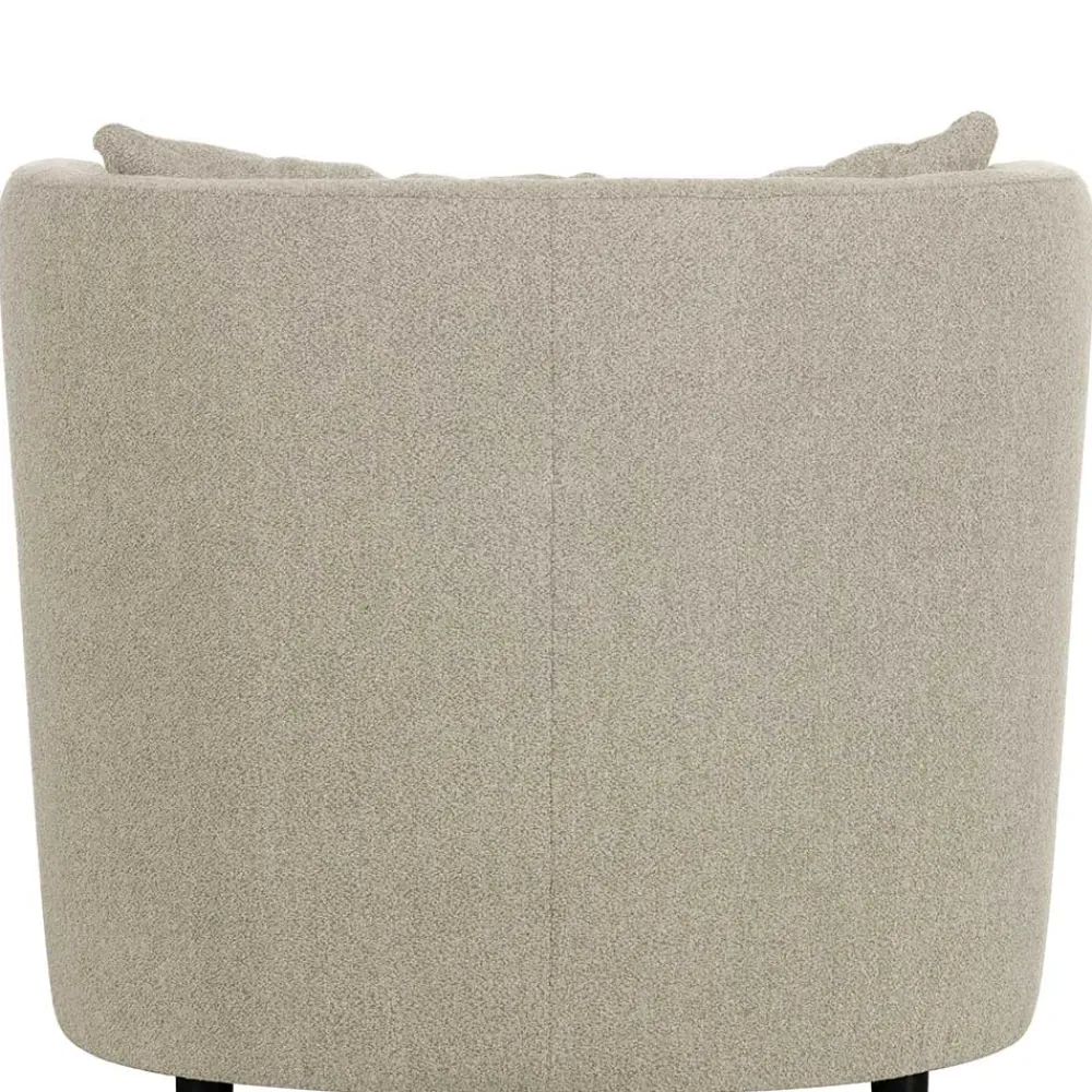 Wohnen Sessel<Gemütlicher Polstersessel in Beige Boucle - Capella