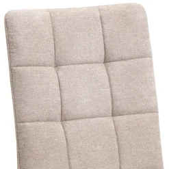 Wohnen Stühle<Gepolsterte Drehstühle in Beige - Fleur (2er Set)