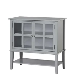Wohnen Vitrinen<Glastüren-Schrank im Vintage Look - Radius