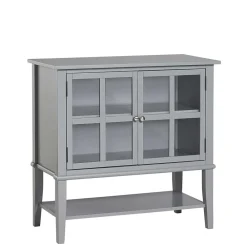 Wohnen Vitrinen<Glastüren-Schrank im Vintage Look - Radius