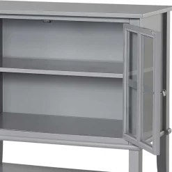 Wohnen Vitrinen<Glastüren-Schrank im Vintage Look - Radius