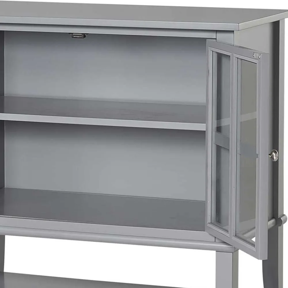 Wohnen Vitrinen<Glastüren-Schrank im Vintage Look - Radius