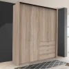 Wohnen Kleiderschränke<Gleittüren-Kleiderschrank mit vier Schubladen - Zayun