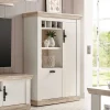 Wohnen Highboards<Günstiges Highboard im Scandi Chic Nedita in Weiß
