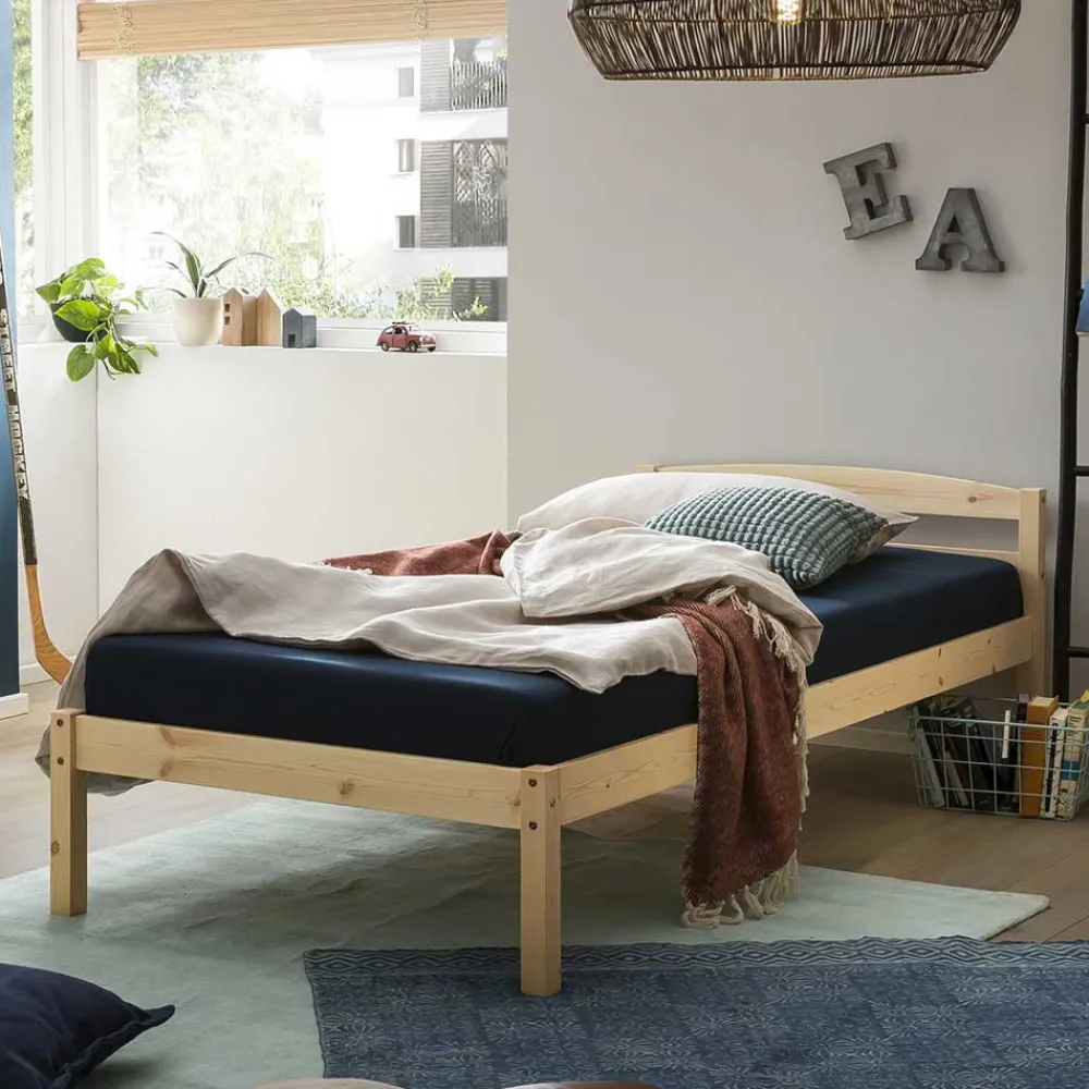 Wohnen Betten<Günstiges Holzbett aus Fichte Massivholz - Niels
