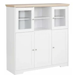 Wohnen Highboards<Günstiges Landhaus Highboard 125x125x35 - Akedra