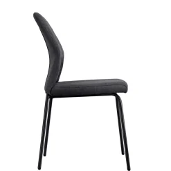 Wohnen Stühle<Graue Stoffstühle modern - Lenox (4er Set)