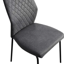 Wohnen Stühle<Graue Stoffstühle modern - Lenox (4er Set)