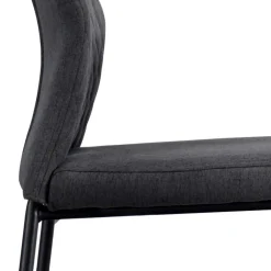 Wohnen Stühle<Graue Stoffstühle modern - Lenox (4er Set)