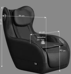 Wohnen Sessel<Grauer Massagesessel mit Lautsprecher - Gaspers