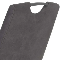 Wohnen Sessel|Stühle<Grauer Microfaser Stuhl mit Schwingfuß - Racelyn (Set)