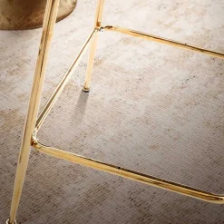 Wohnen Hocker|Stühle<Grauer Samt-Barstuhl im Retro Look - Hovalta (2er Set)