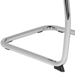 Wohnen Sessel<Grauer Schwingstuhl mit Material Mix - Parvello (Set)