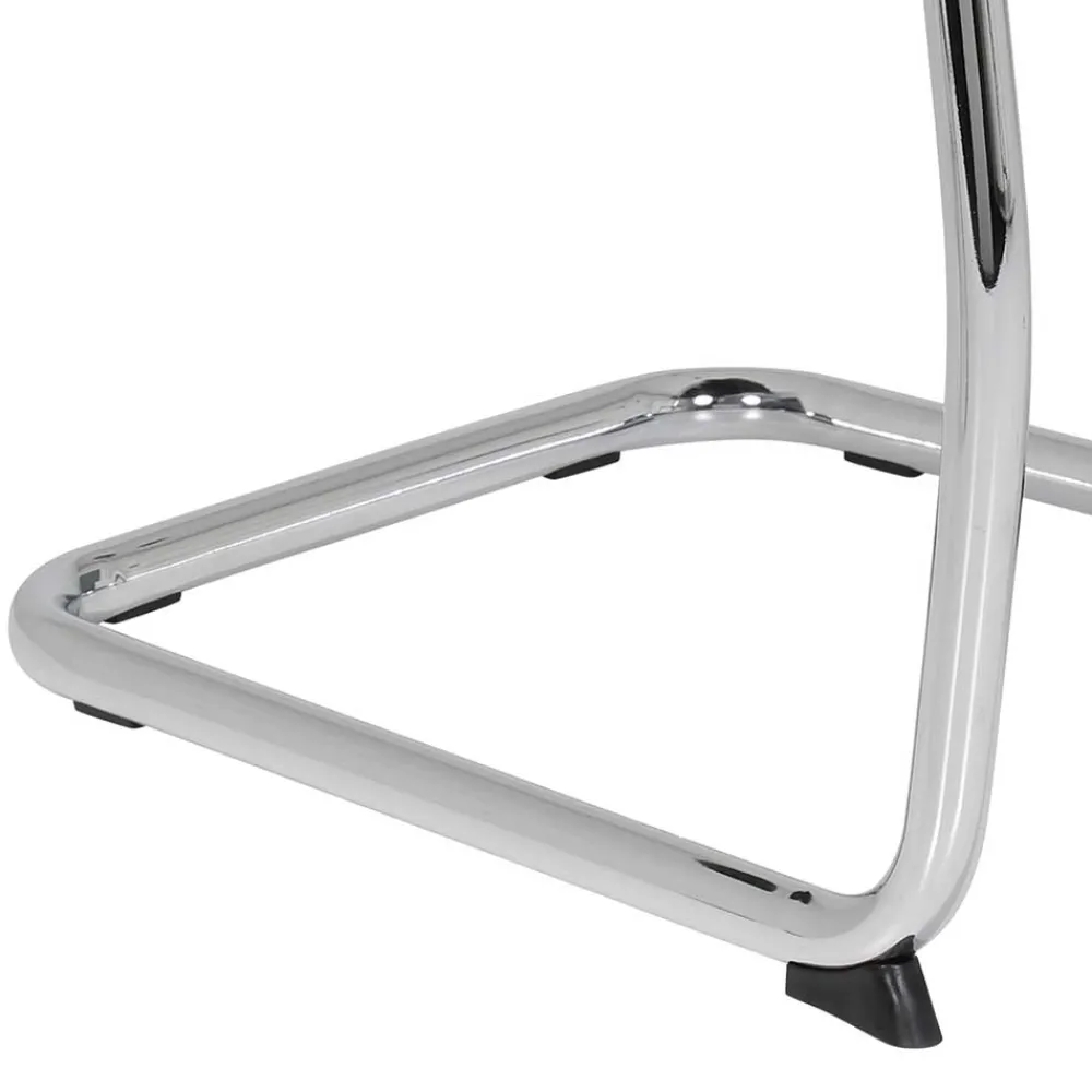Wohnen Sessel<Grauer Schwingstuhl mit Material Mix - Parvello (Set)