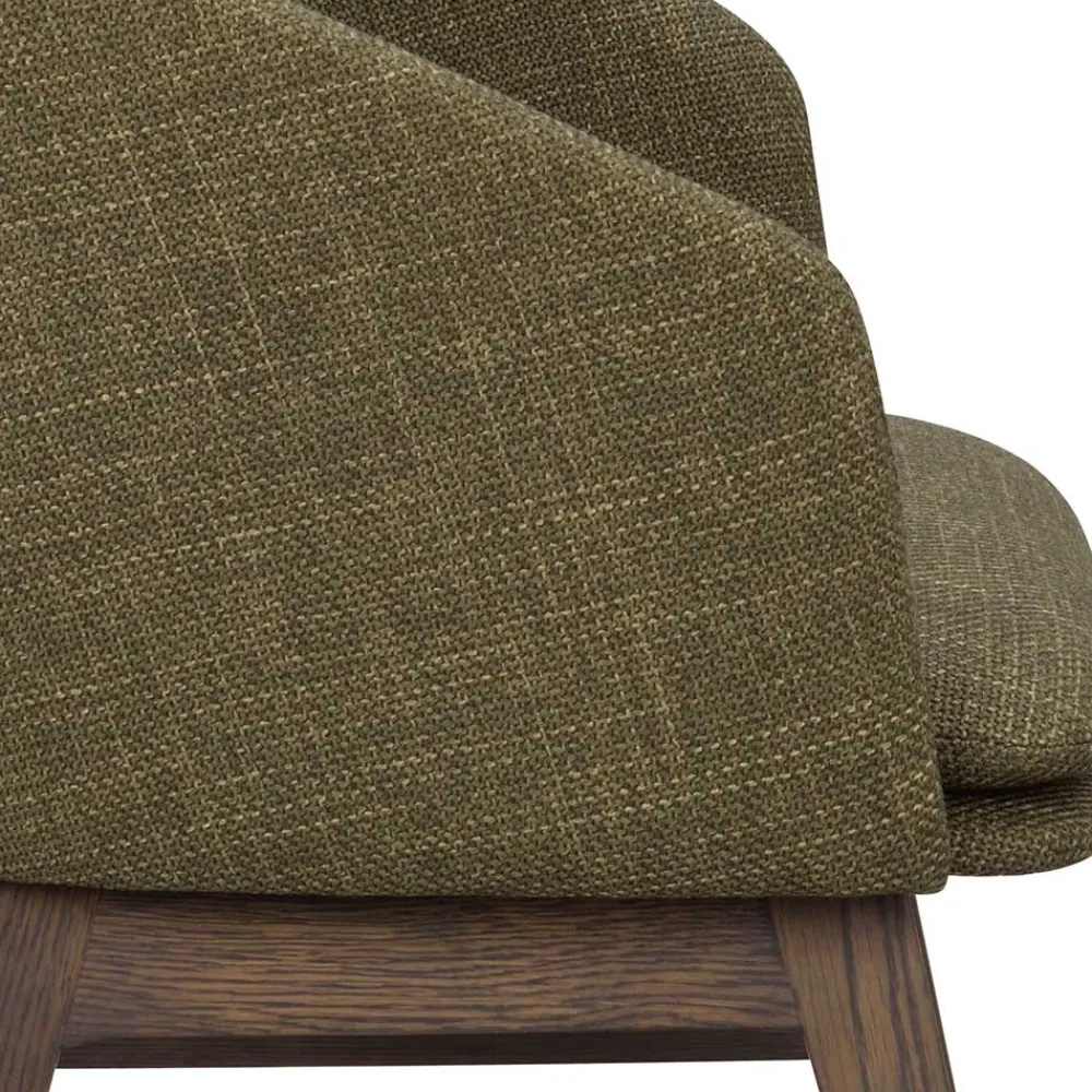Wohnen Stühle<Grüner Armlehnenstuhl halbrund - Ohio (2er Set)