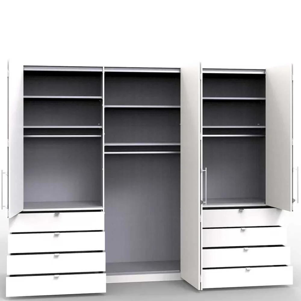 Wohnen Kleiderschränke|Schränke<Großer Schlafzimmer Kombi-Schrank Made in Germany - Empresian