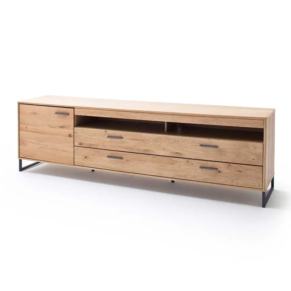 Wohnen Wohnwände<Großes Design TV Board & Wandregal - Assela (zweiteilig)