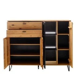 Wohnen Sideboards|Highboards<Großes Highboard mit Metall Bügelgestell - Flacona