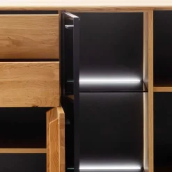 Wohnen Sideboards|Highboards<Großes Highboard mit Metall Bügelgestell - Flacona