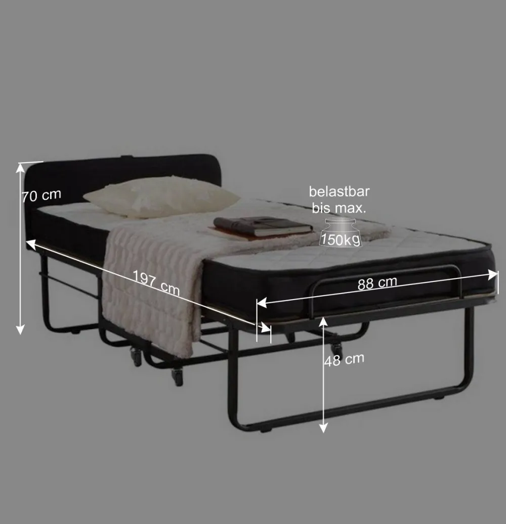 Wohnen Betten<Gästebett Kalla aus Metall