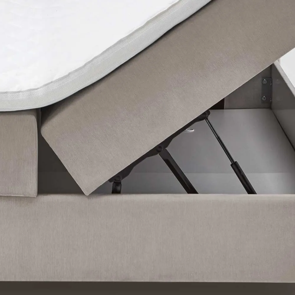 Wohnen Betten<H3 Komplettbett mit Bettkasten in Hellbraun - Furcia