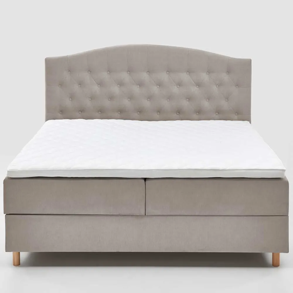 Wohnen Betten<H3 Komplettbett mit Bettkasten in Hellbraun - Furcia