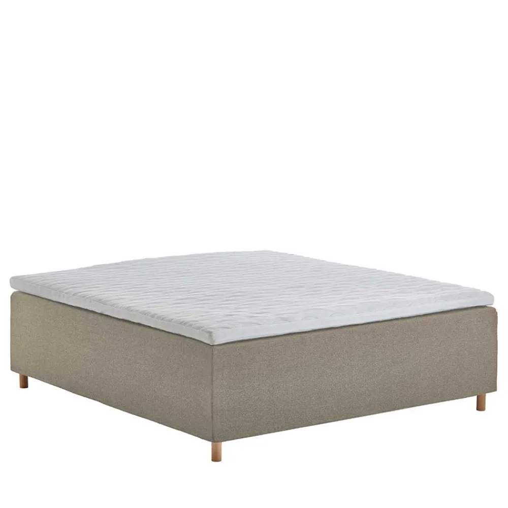 Wohnen Betten<H3 Polsterbett in Creme & Natur - Suvanica