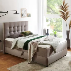 Wohnen Betten<H2 Polsterbett mit Topper und 7-Zonen-TTF-Matratze - Zikalu