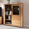 Wohnen Highboards|Vitrinen<Halboffenes Highboard mit vier Fächern - Vlacoma
