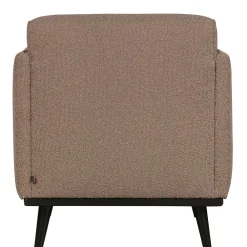 Wohnen Sessel<Hellbrauner Boucle Sessel mit Federkern - Bratannio