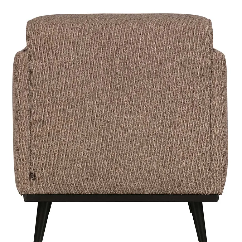 Wohnen Sessel<Hellbrauner Boucle Sessel mit Federkern - Bratannio