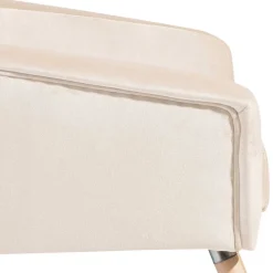 Wohnen Sessel<Heller Sessel in Creme Samtvelours - Agnesco
