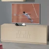 Wohnen Tv & Hifi-Möbel|Lowboards<Helles Esche TV Board mit Klappe - Odillava
