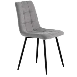 Wohnen Stühle<Hellgraue Esszimmerstühle modern - Bogor (4er Set)