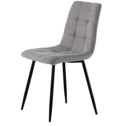 Wohnen Stühle<Hellgraue Esszimmerstühle modern - Bogor (4er Set)