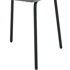 Wohnen Stühle<Hellgraue Polsterstühle aus Stoff - Servi (4er Set)