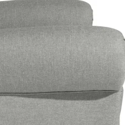 Wohnen Sessel<Hellgrauer Chesterfield-Sessel mit Ohren - Barreff