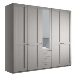 Wohnen Kleiderschränke<Hellgrauer Schlafzimmerschrank 5-türig - Ridonna I