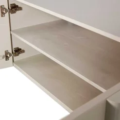 Wohnen Tv & Hifi-Möbel|Lowboards<Hellgraues TV Board 4-türig - Glamoure